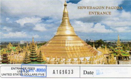 Shwedagon Entrance Ticket